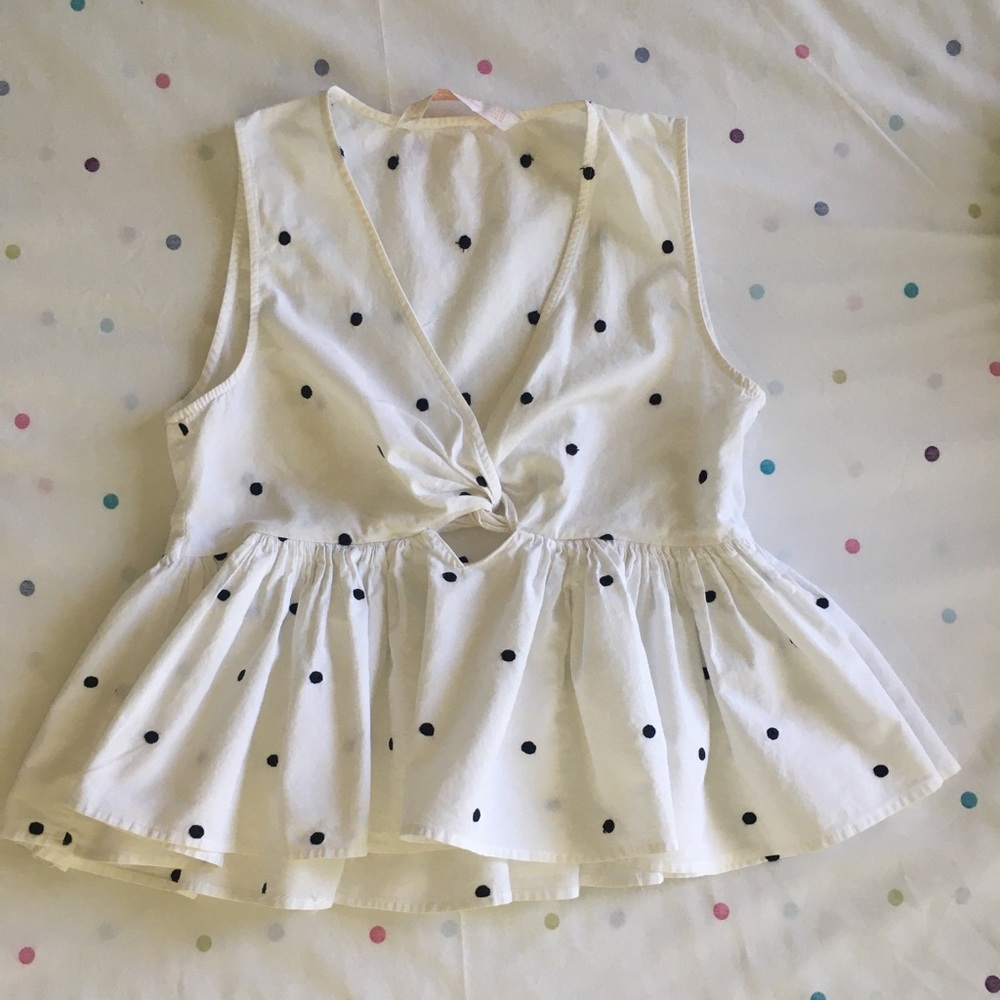 Zara Polka Dot Top